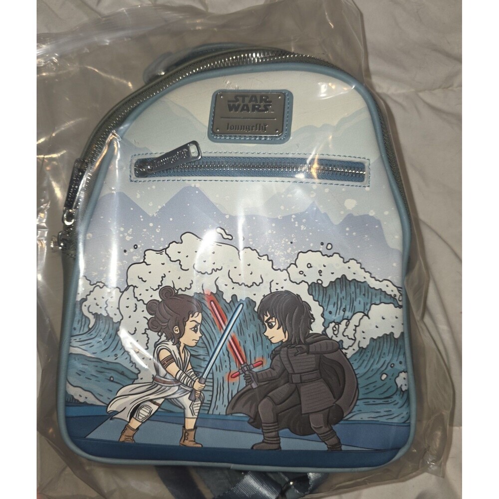 NWOT loungefly Disney star wars kilo Ren and rey mini backpack purse bookbag!